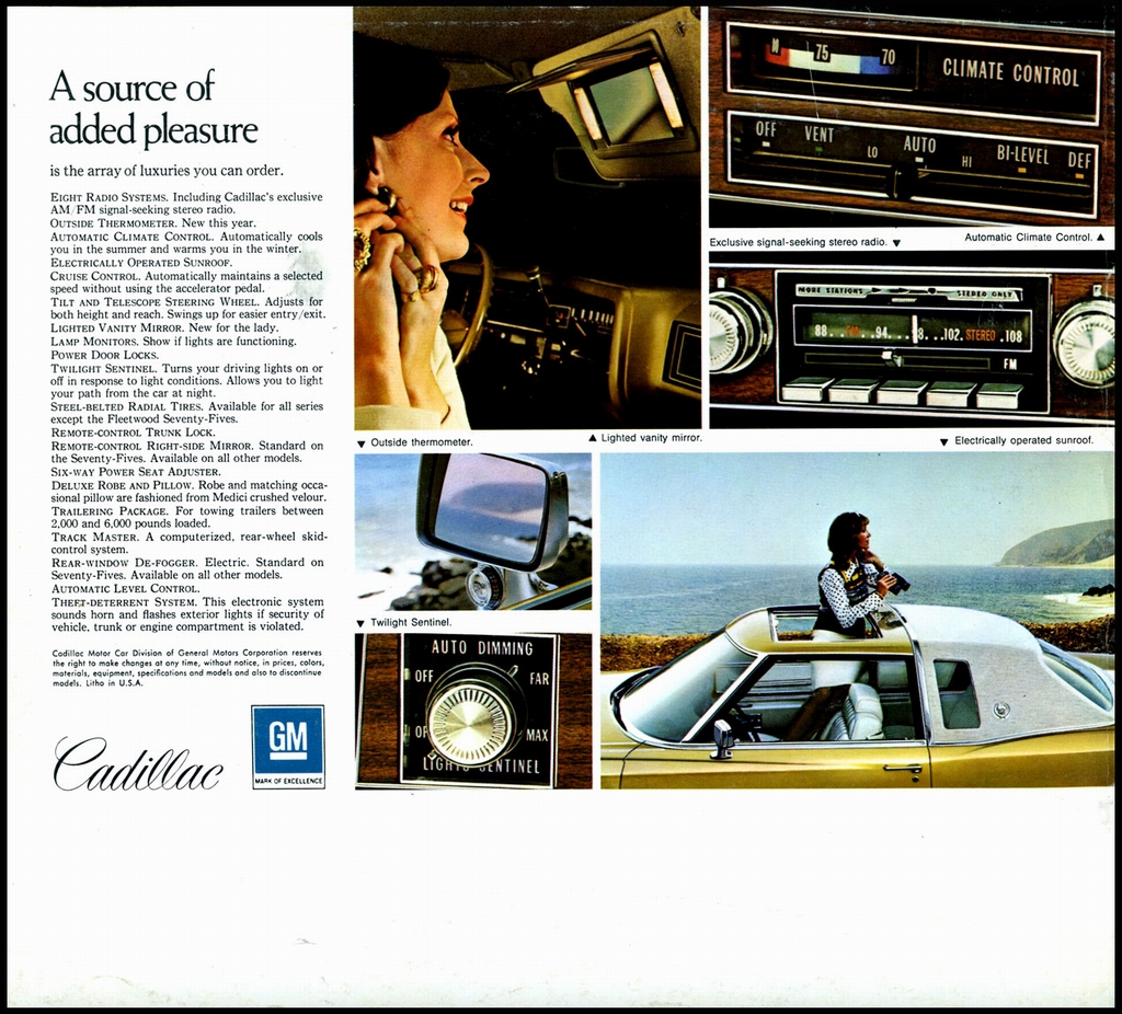 1973 Cadillac Brochure Page 4